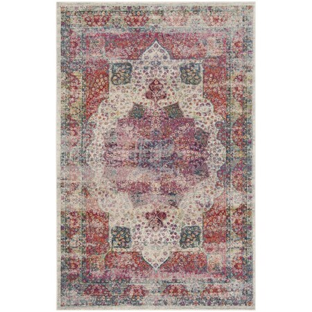 Safavieh 9 x 12 ft. Rectangle Merlot 100 Traditional Area Rug Cream & Multicolor MER121A-9